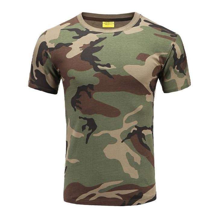 Ecovear - Wholesale T-Shirt - Men's - Camo Short Sleeve Tactical T-Shirt for Men2