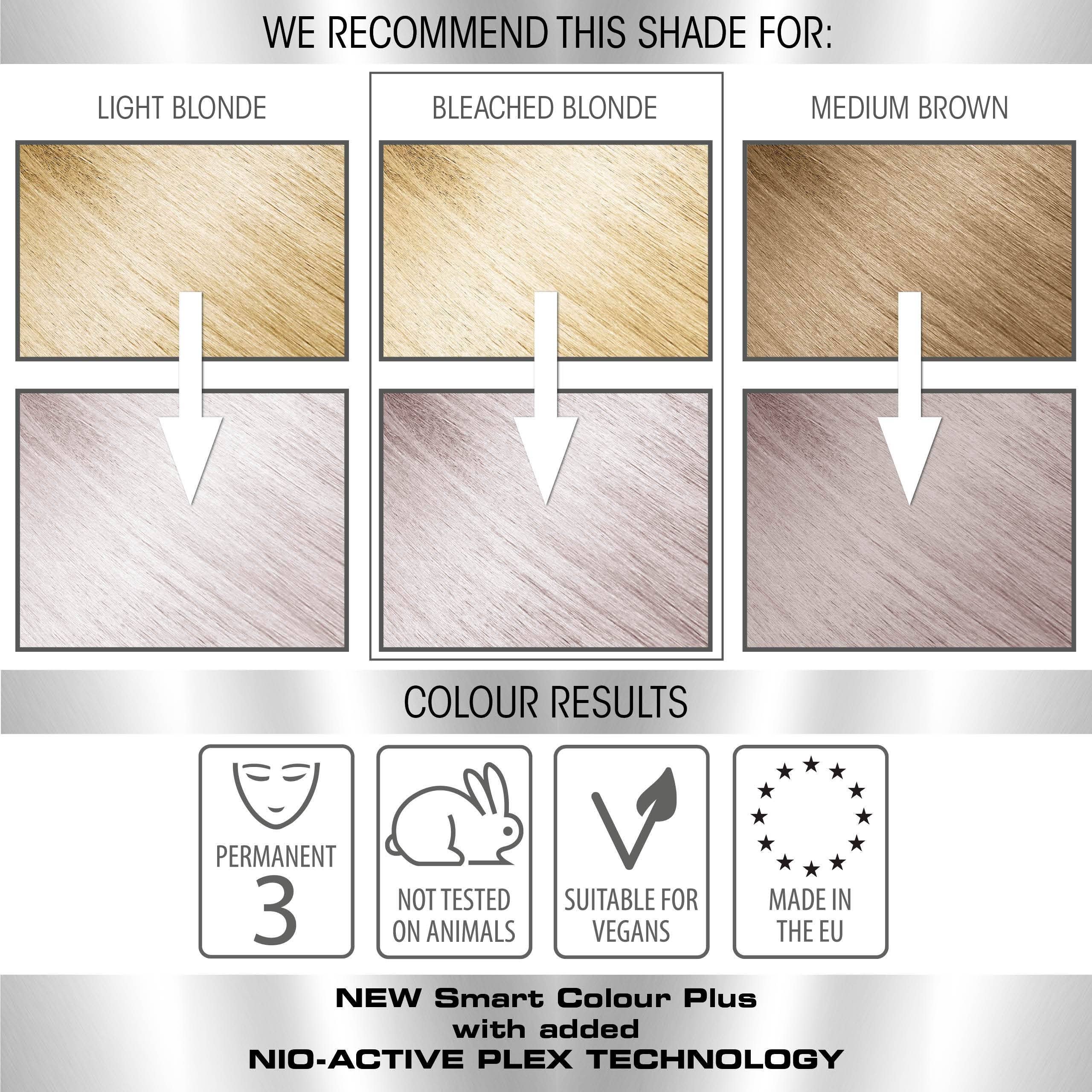 Smart Beauty Shop - Wholesale Hair Dye - Metallic Silver Demi Permanent Hair Dye with added Plex  | VEGAN1