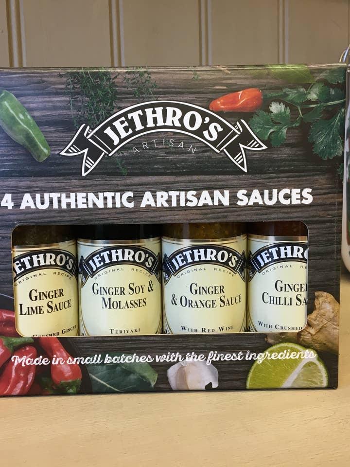 Artisan Sauce Lovers Selection for wholesale by Jethro's Marinades