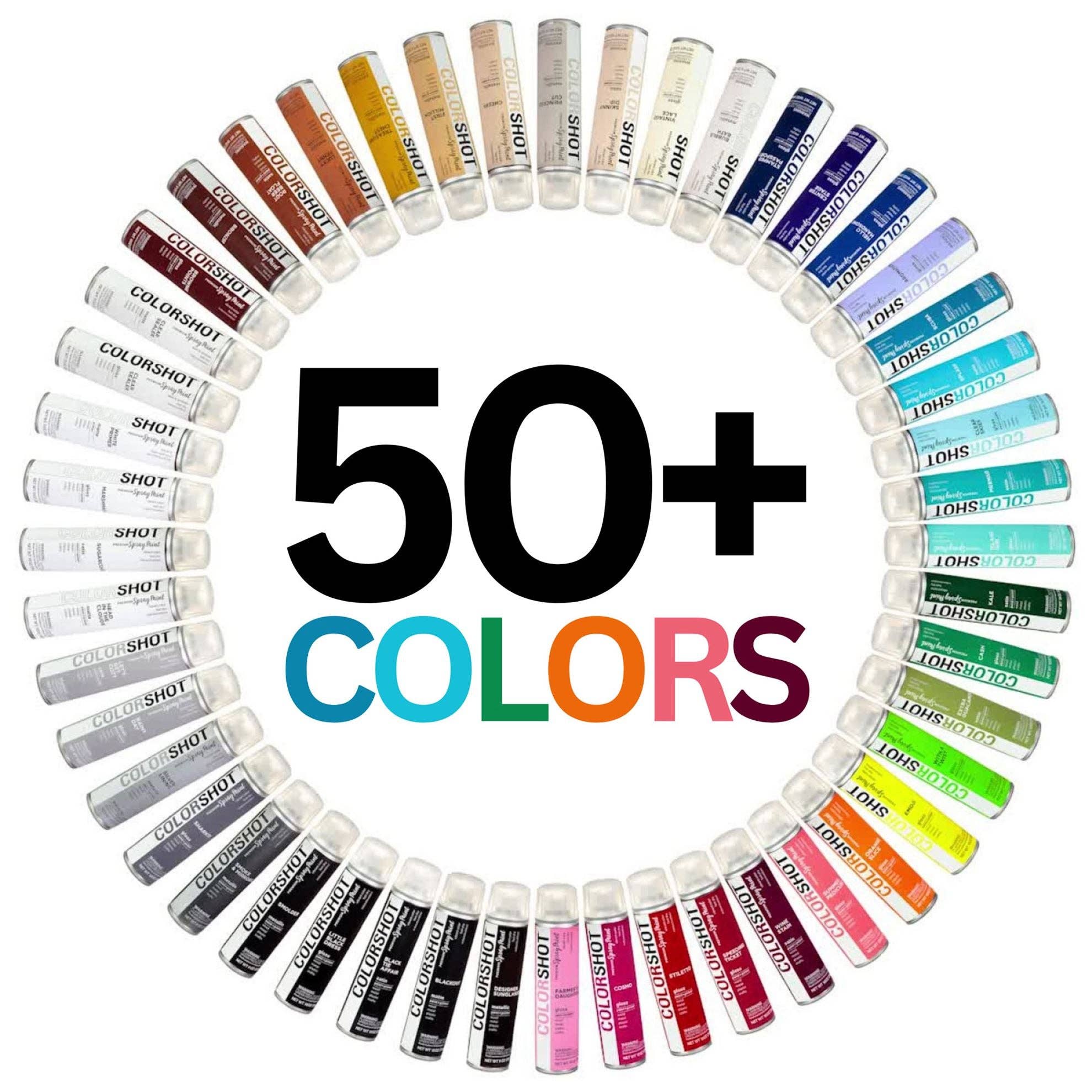 Ilovetocreate - Wholesale Paint Set - COLORSHOT Satin Spray Paint Splash (Medium Blue) 10 oz.7