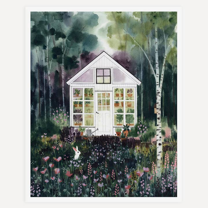 Forest Greenhouse Kunstdruck für den Großhandel von May We Fly