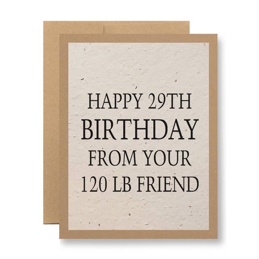 Plantable Greeting Card  Grow Shawty It's Your Birthday
