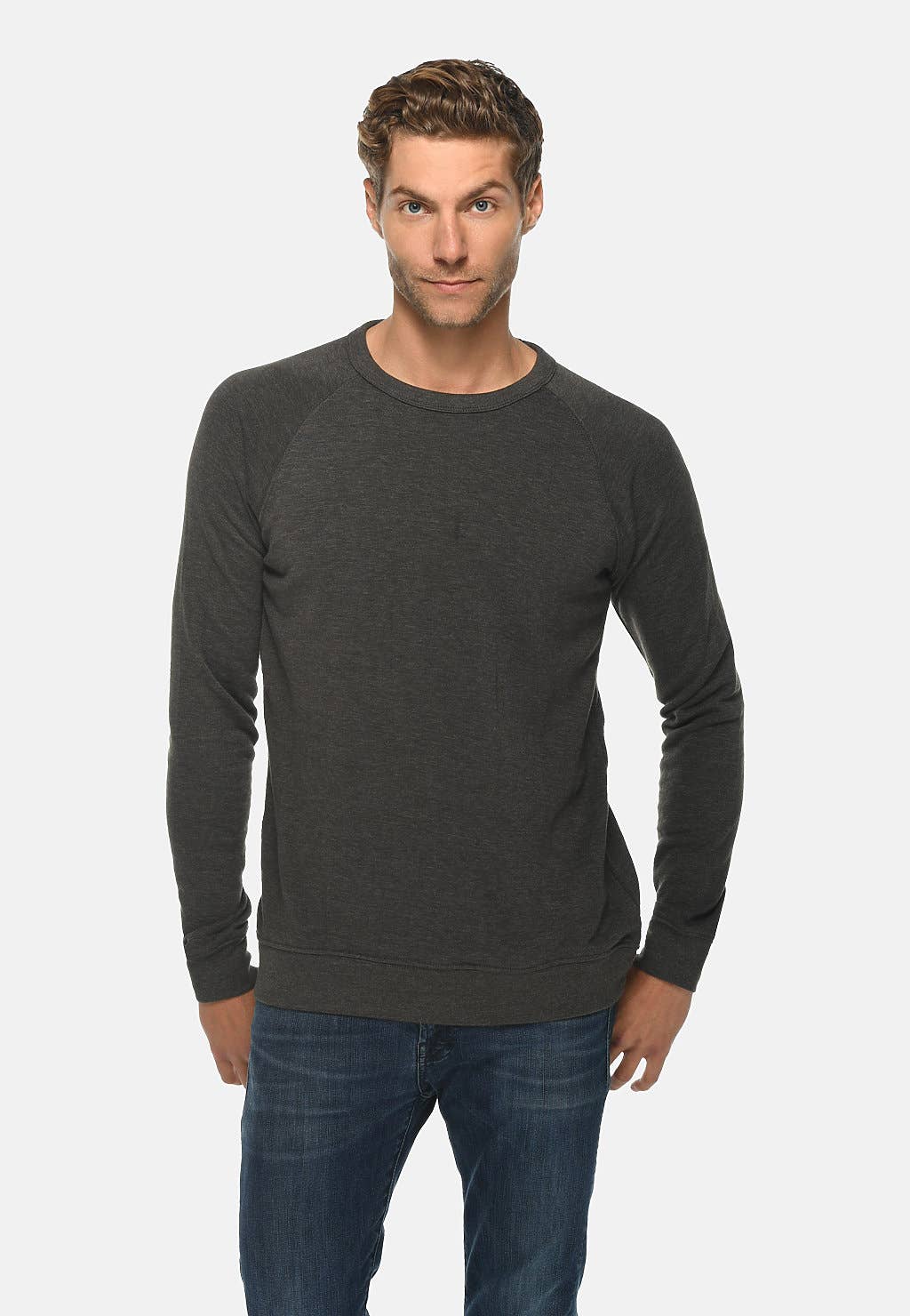 Lane Seven Apparel - Wholesale Sweatshirt - Unisex - French Terry Raglan Crewneck - For Men and Women7