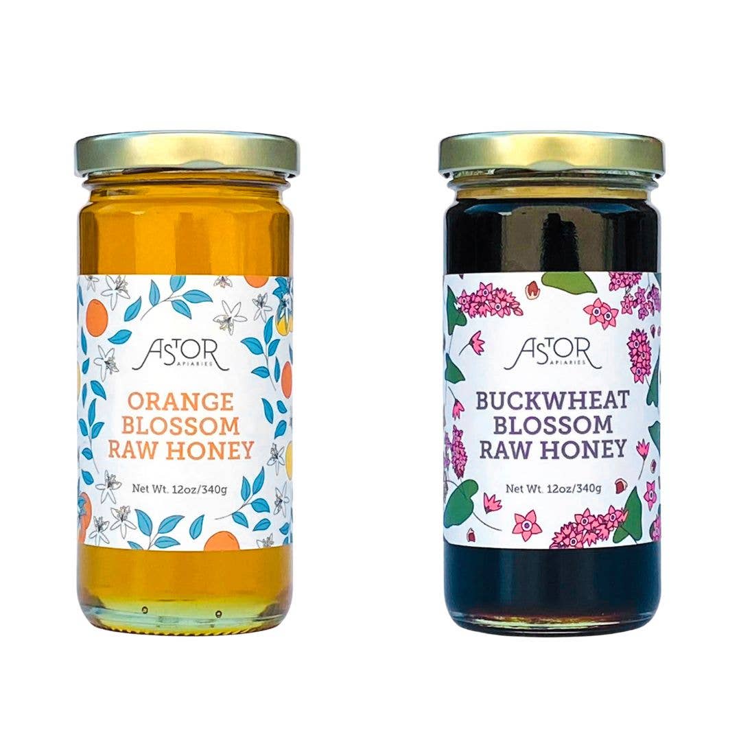 Astor Apiaries - Wholesale Honey - 2-Varietal Raw Honey Case8