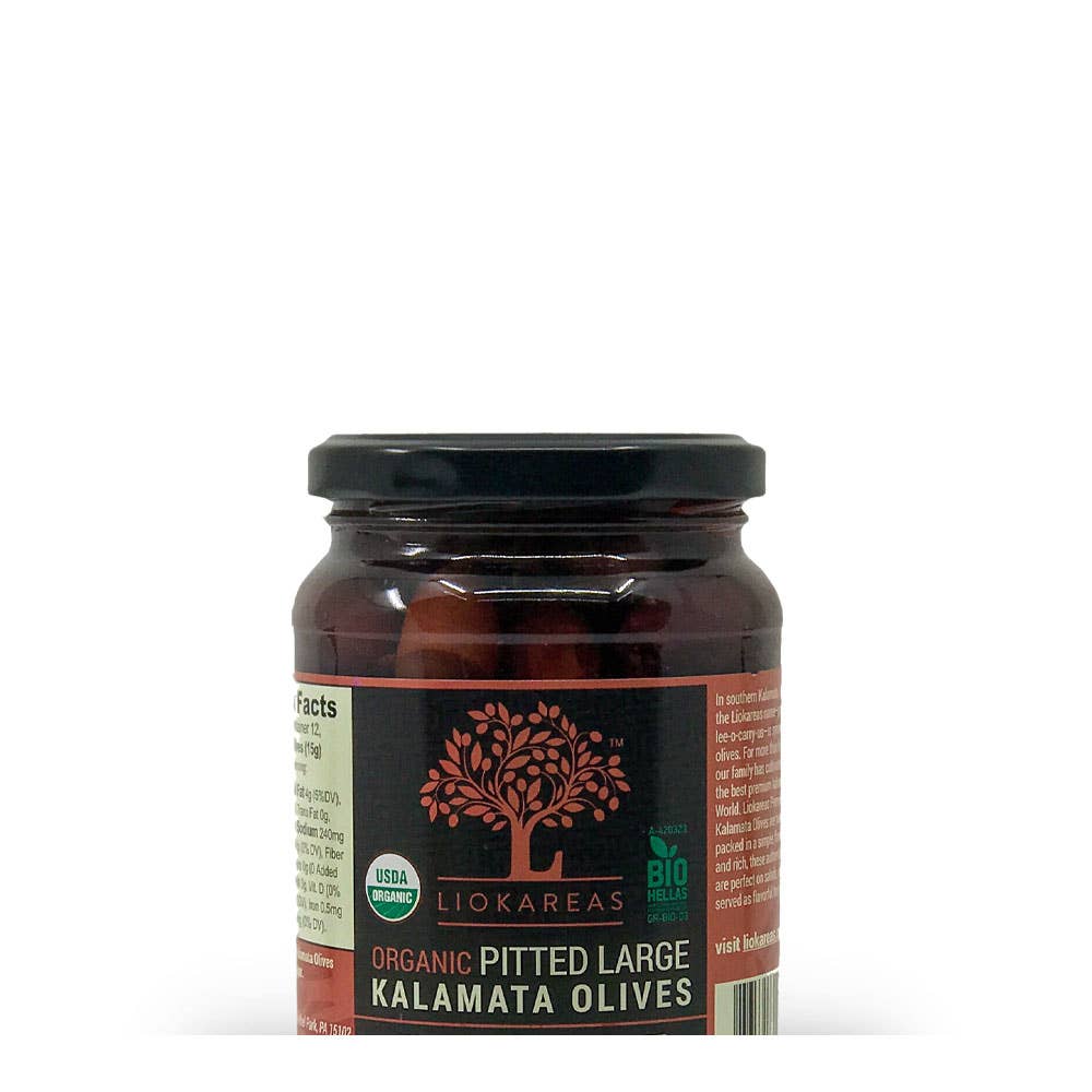 Liokareas - Wholesale Olives - Organic Kalamata Large Pitted Olives - 13oz1