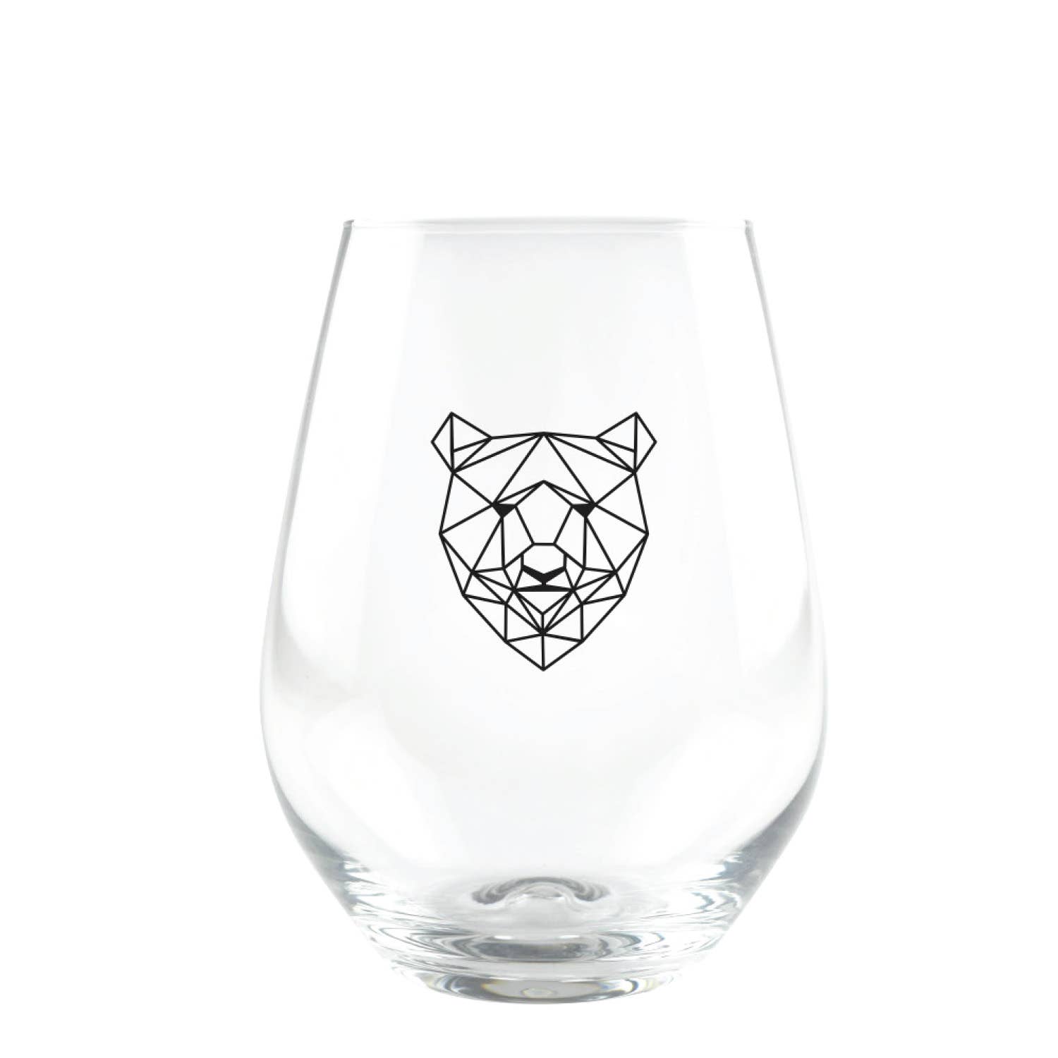 CUISIVIN - Wholesale Wine Glass - Geometric Animal Stemless Tumbler - 4pk (cost per glass)2