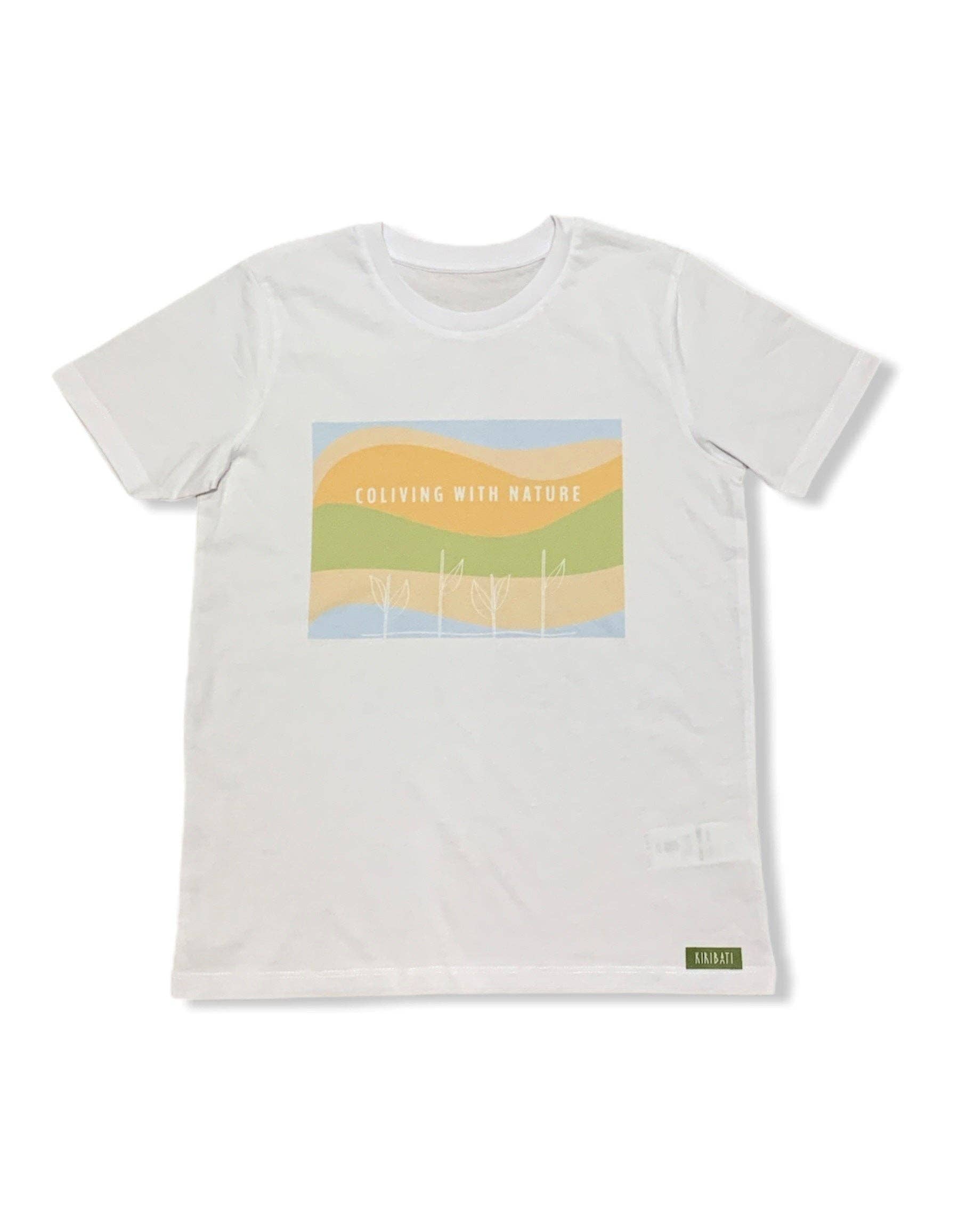 Kiribati - Wholesale Screen Printed T-Shirt - Kids - Coliving children's organic cotton t-shirt1