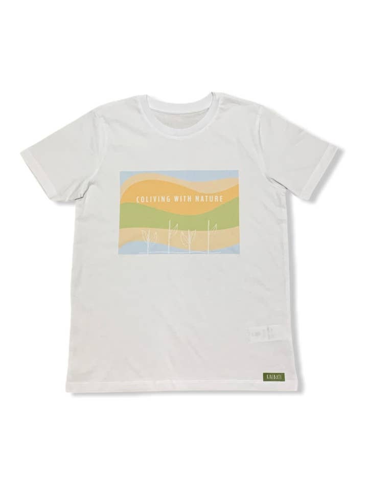 Kiribati - Wholesale Screen Printed T-Shirt - Kids - Coliving children's organic cotton t-shirt1
