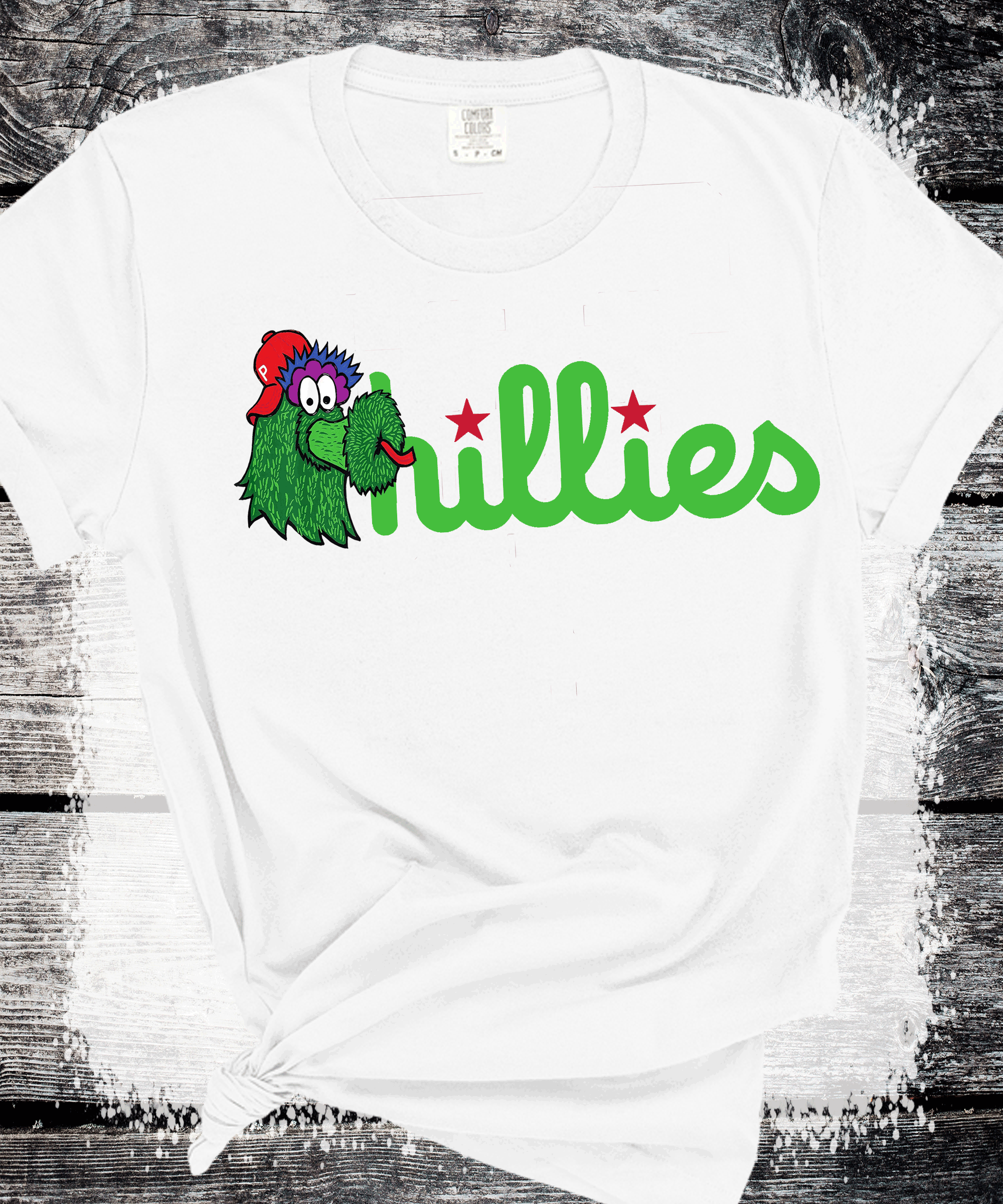 A Blessed Texas Mess Boutique - Wholesale T-Shirt (Graphic) - Women's - Philly Phanatic Baseball Phillies Ball Game Philadelphia0