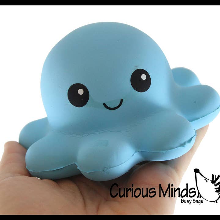 Curious Minds Toys - Wholesale Knijpbal - Kinderen en baby - 1 Octopus Slow Rise Squishy Toy - Traagschuim Squish Stress3