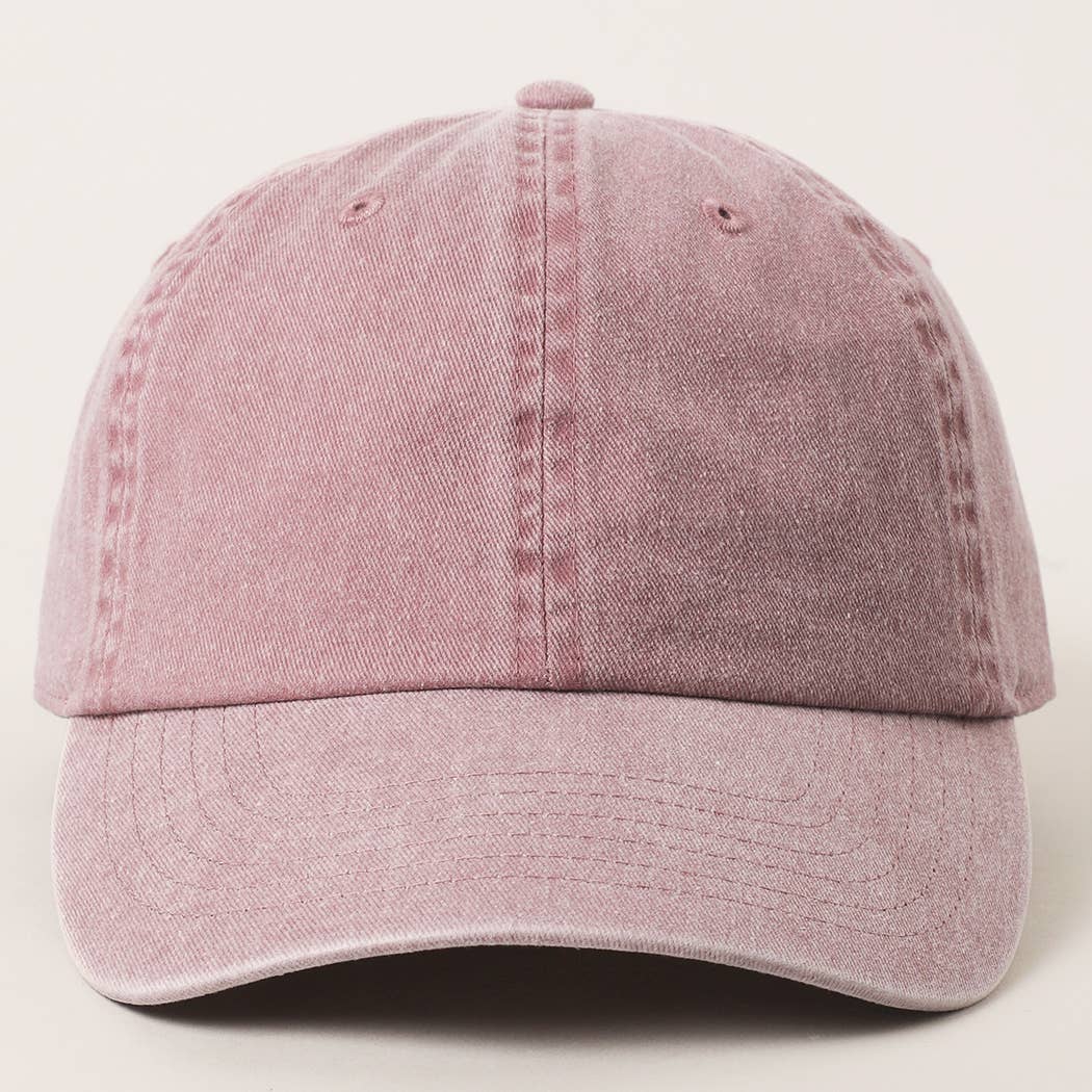 Fashion City - Wholesale Baseball Cap - Women's - Pastel Tone Pigment Dyed Cotton Baseball Dad Cap5