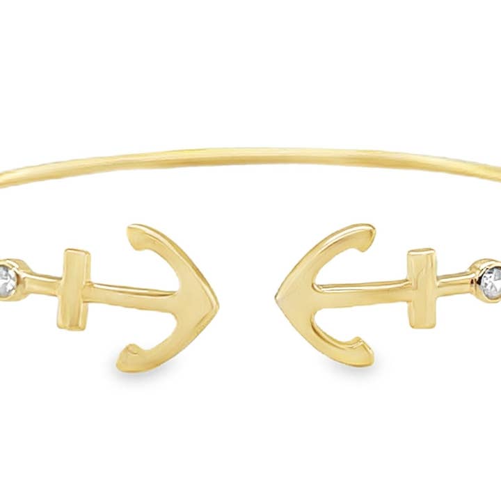 Bracelete Aberto Anchor por atacado de Atlanta Jewelers Supply