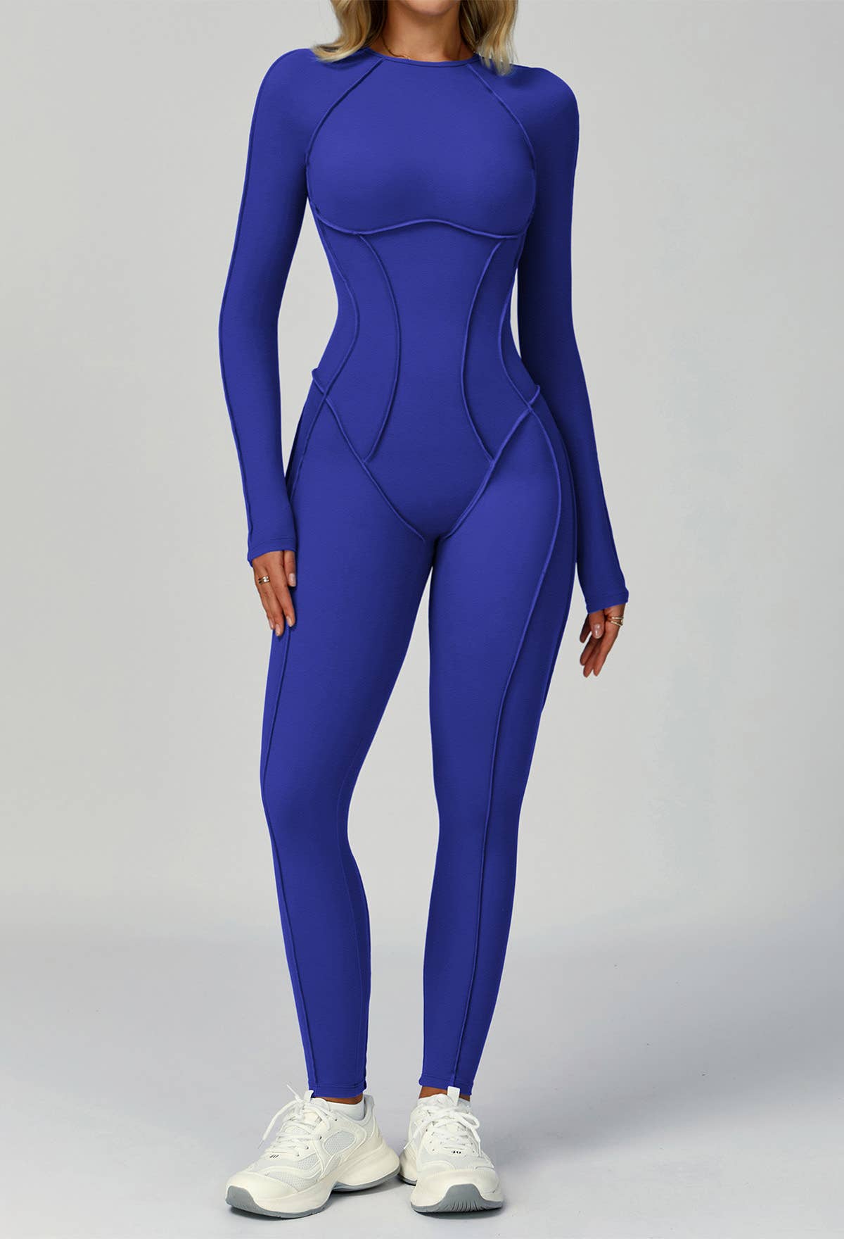 Crave by FW – wholesale Unitard – Dam – Långärmad rygglös yoga one-piece jumpsuit1