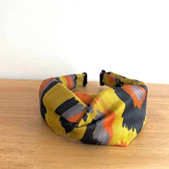 CAPELLINA - Wholesale Fashion Headband - Women's - ETHNIC GOLD HEADBAND1