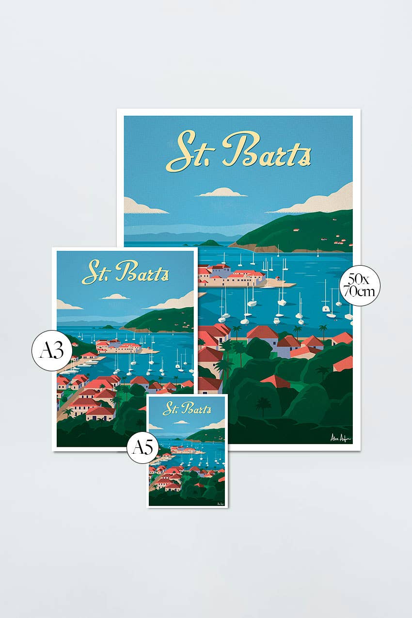 Sergeant Paper - Vendita all'ingrosso Stampa artistica - Stampa artistica di Alex Asfour, Saint Barts, città4