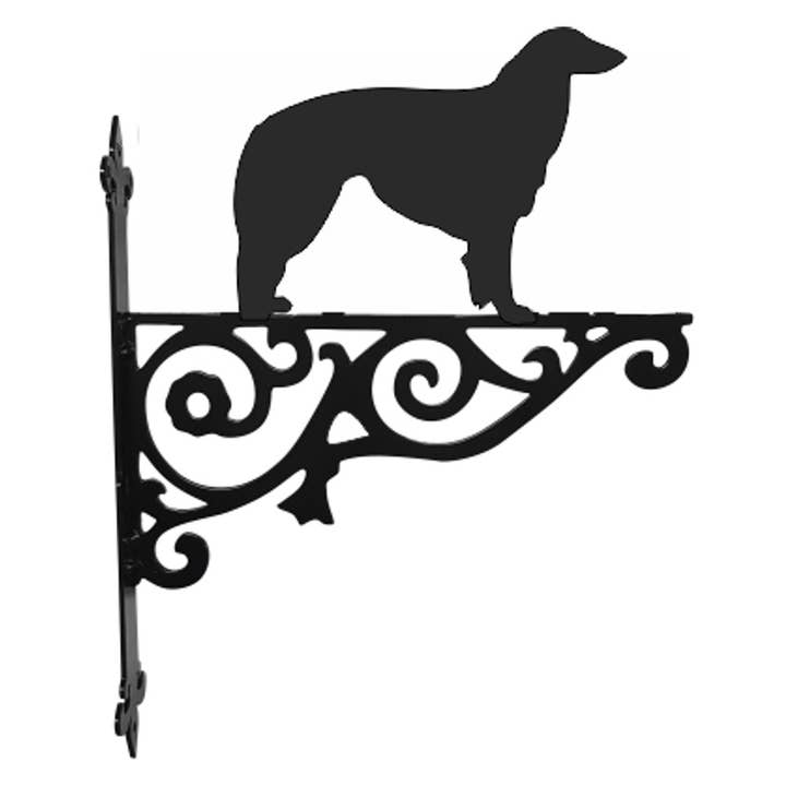 Borzoi Ornamental Hanging Bracket for wholesale by Steel Images