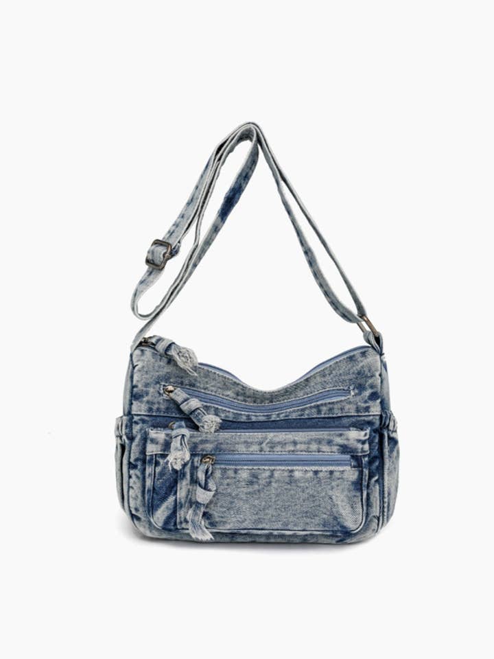 Justerbar rem Denim Crossbody-väska för wholesale av ClassiQ