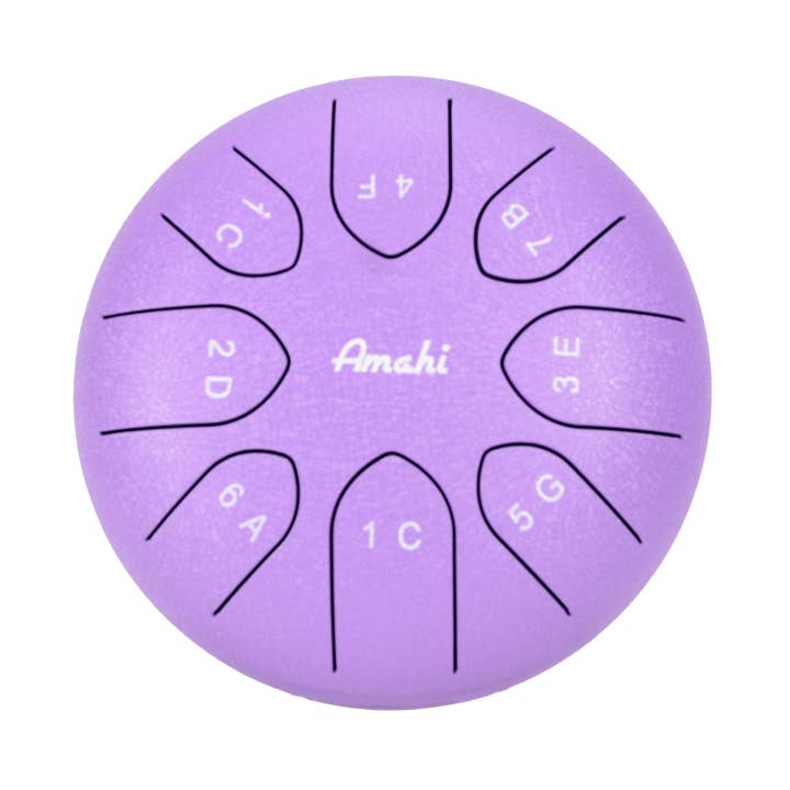 Amahi 8" Steel Tongue Drum for wholesale by Amahi Ukuleles