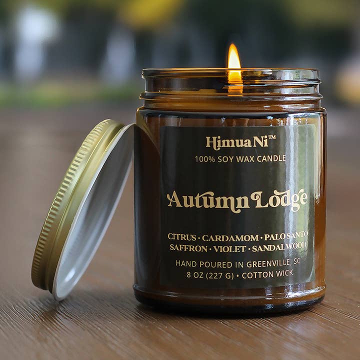 Autumn Lodge | Soy Candle for wholesale by Himua Ni