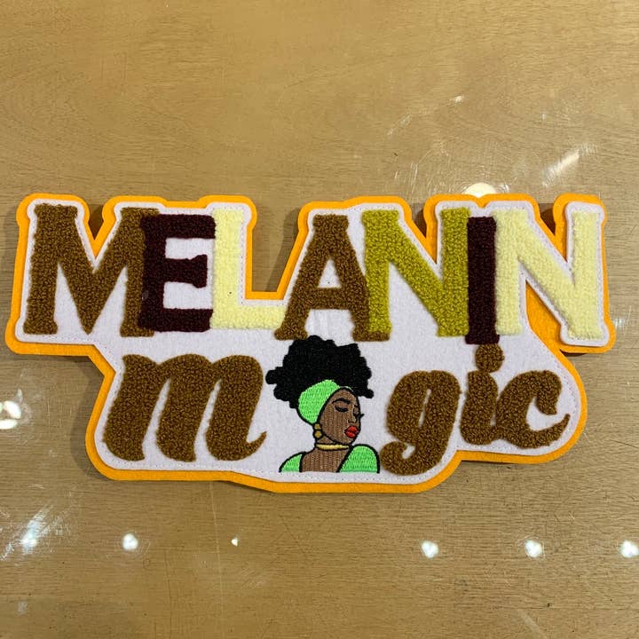 The Woke Brand - Wholesale Patch - Melanin Magic Chenille Patch0