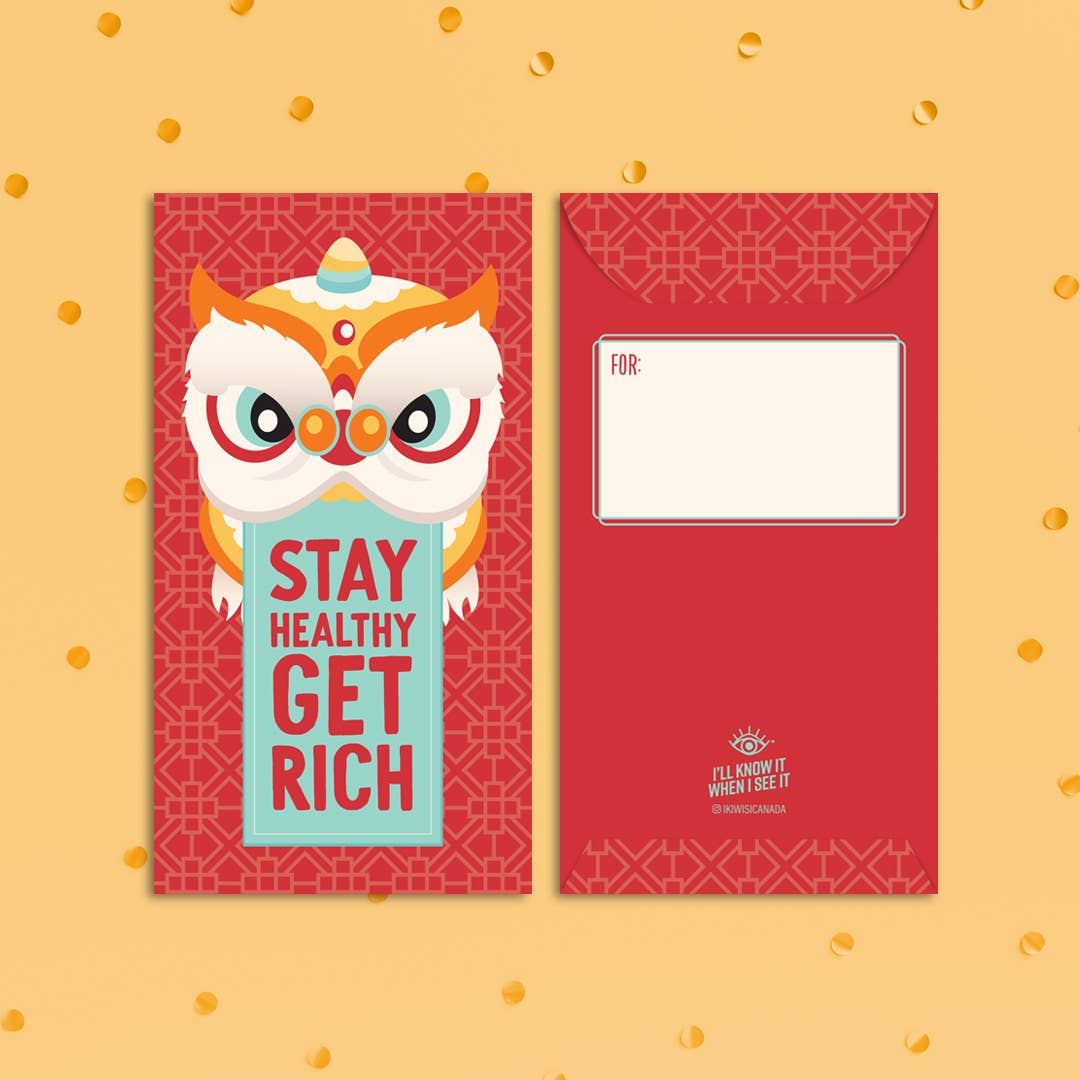 I'll Know It When I See It - Wholesale Envelopes - Stay healthy get rich lunar new year red envelopes2