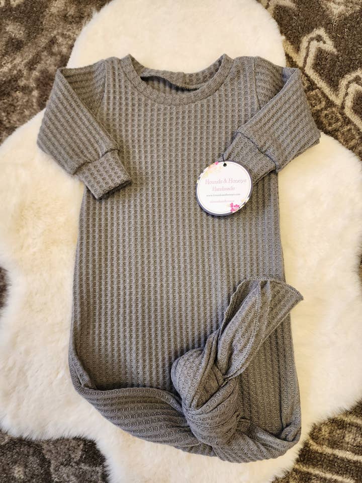 Robe Cinzento de Malha Escovada por atacado de Hounds and Honeys