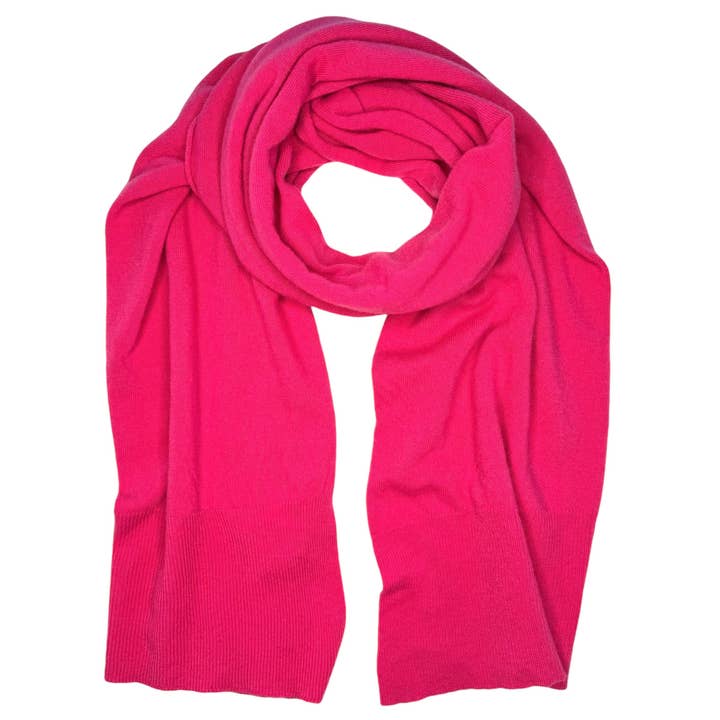 HALSTØRKLÆDE 100% MERINOULD HINDBÆR for engroshandel hos BeCap