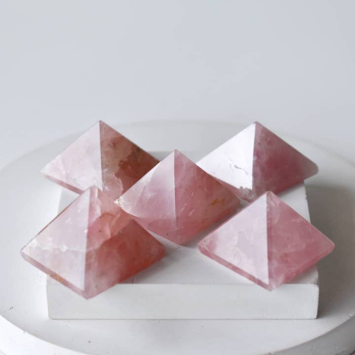 Soothing Crystals - Wholesale Spiritual Stone/Crystal - Gemstone Pyramid | Rose Quartz | Healing Crystal | Pyramid7