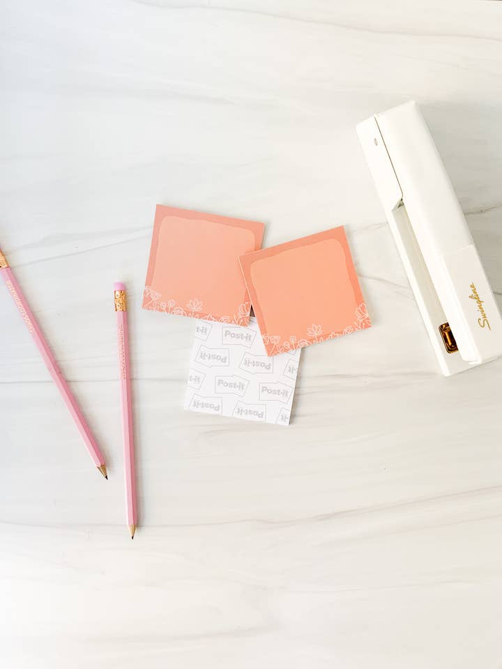 Bloc Notas Post-it Boho Floral para venta al por mayor de The Good Teacher Co