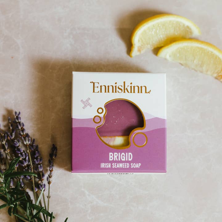 Handmade Soap - Lavender Lemon Frankincense - Brigid for wholesale by Enniskinn - Handmade N.Irish Selfcare