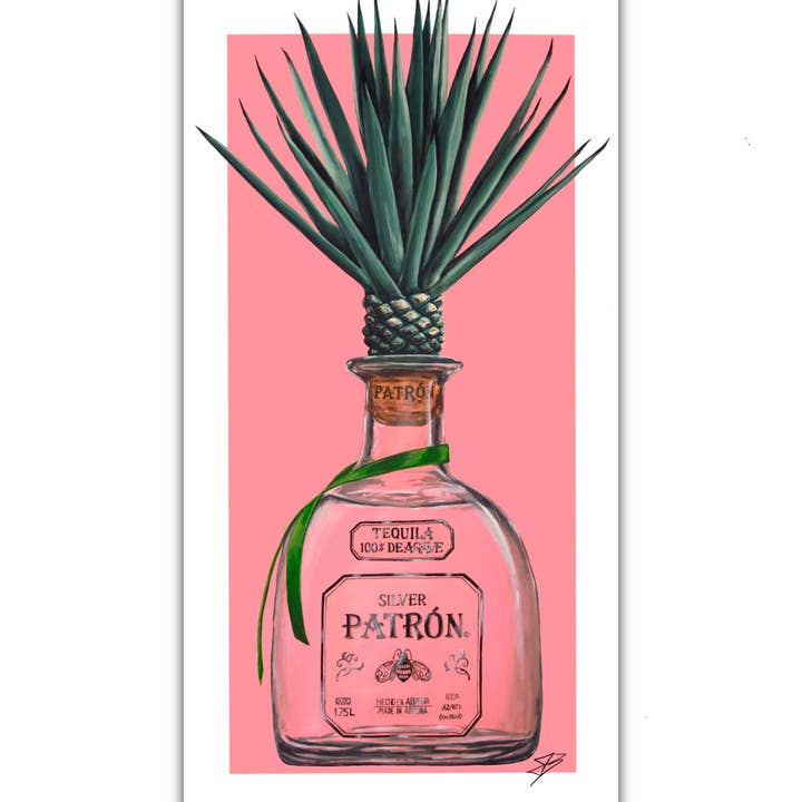 Pink Patron Paper Print for wholesale by The Painted Ladies