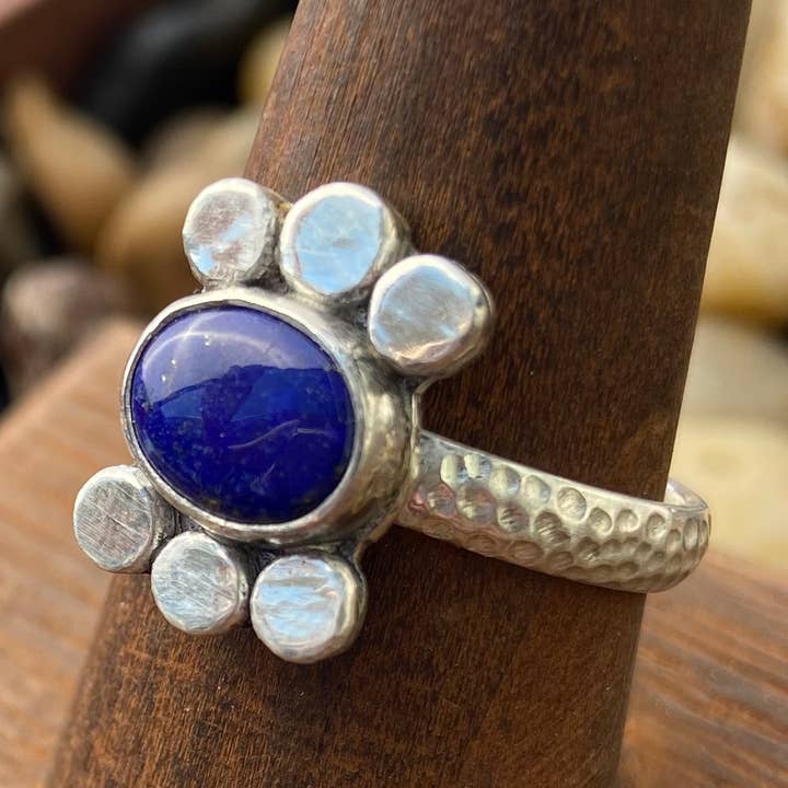 Lady Bubble Ring aus Sterlingsilber für den Großhandel von SNJD Boutique