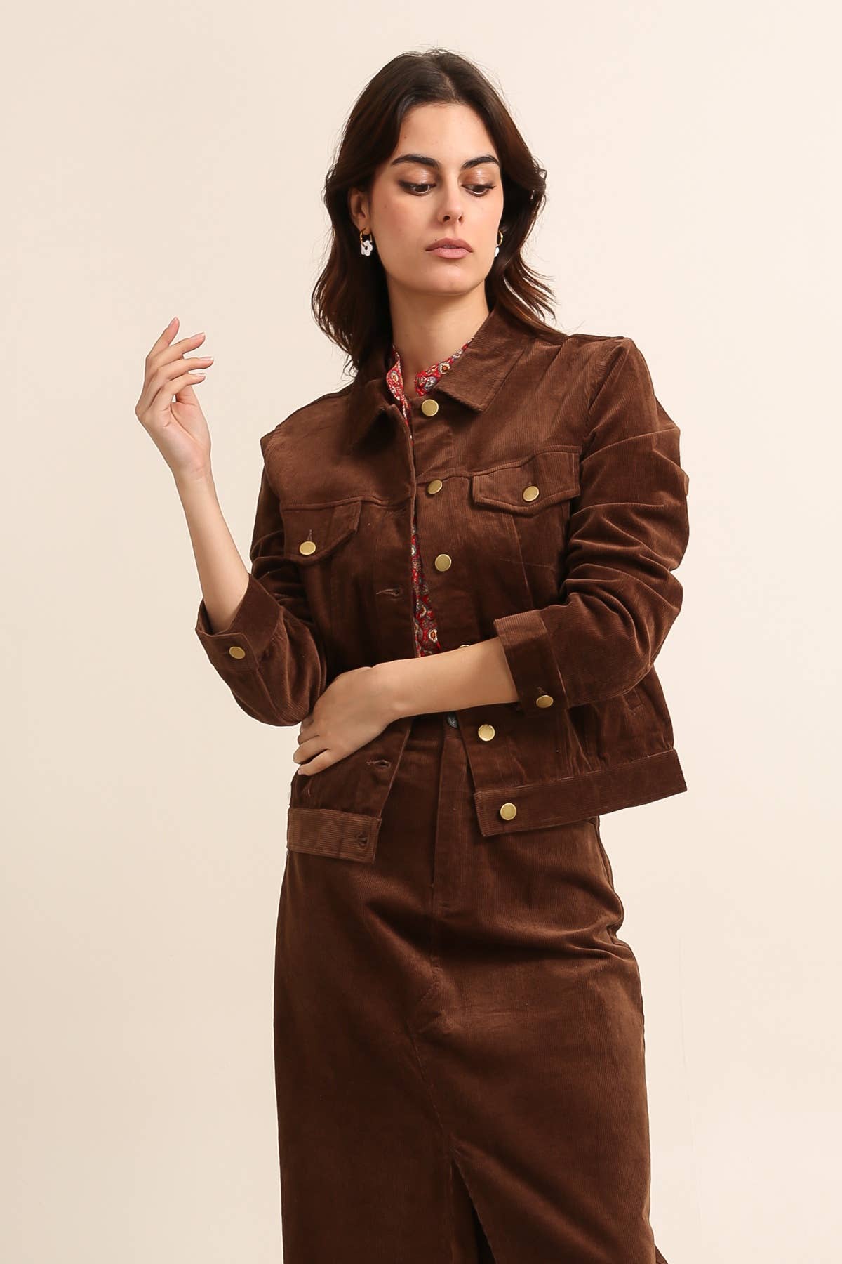 Daphnea - Wholesale Jacket - Women's - 5536 VELVET JACKET1