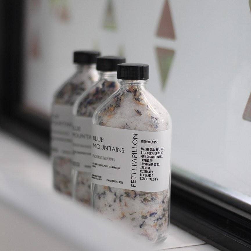 Petit Papillon - Wholesale Bath Salts - Blue Mountains Bath Salts1