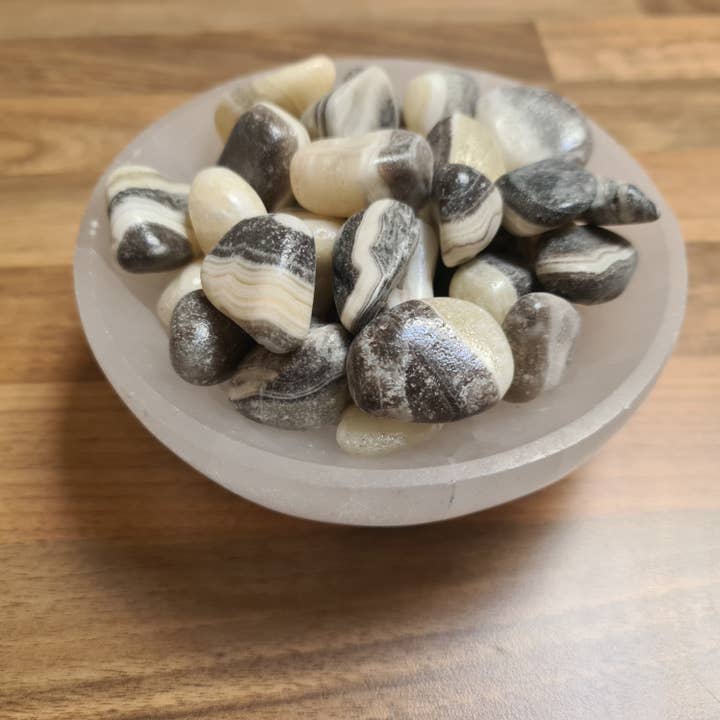 Pietra di aragonite zebra, cristallo di aragonite zebra, pietre di aragonite zebra, cristalli curativi, regalo di cristallo per la vendita all'ingrosso da parte di Gemstone Gifts Ltd.