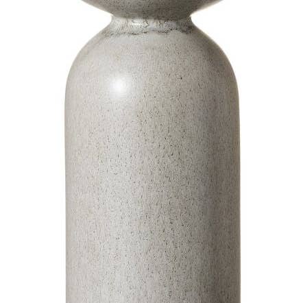 grau Vase Imperia - Steingutvase in moderner Form für den Großhandel auf Faire