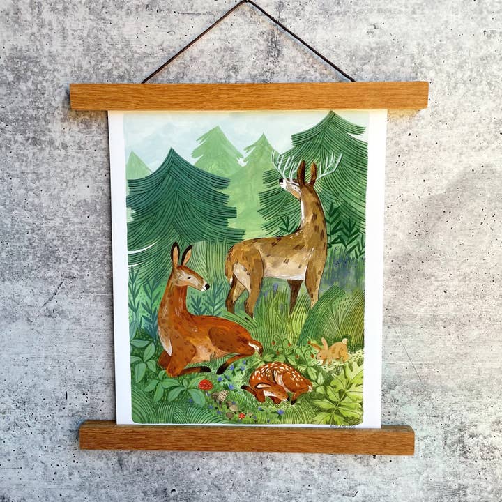 Imprimé Hello Deer pour la vente par Canyon & Cove Art