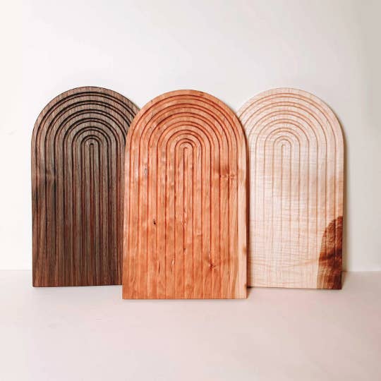 Rainbow Arch - Serving Board - Small - 7x12 in for wholesale by Warwood Made