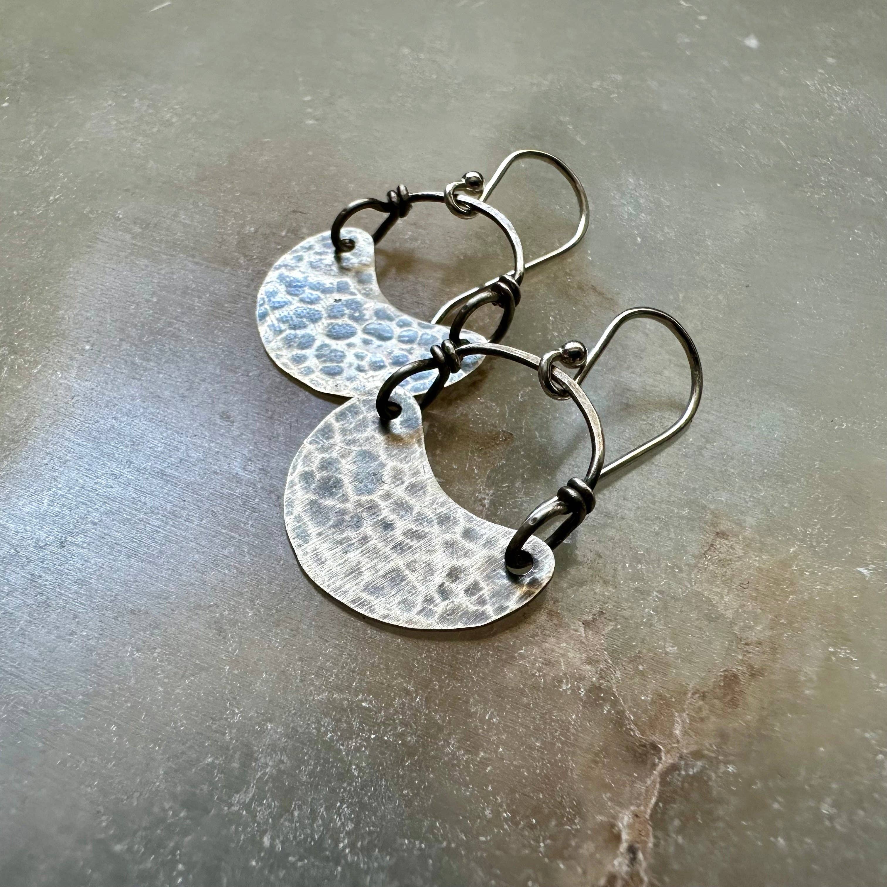 Jennifer Kahn Jewelry - Wholesale Dangle Earrings - Silver Crescent Earrings0