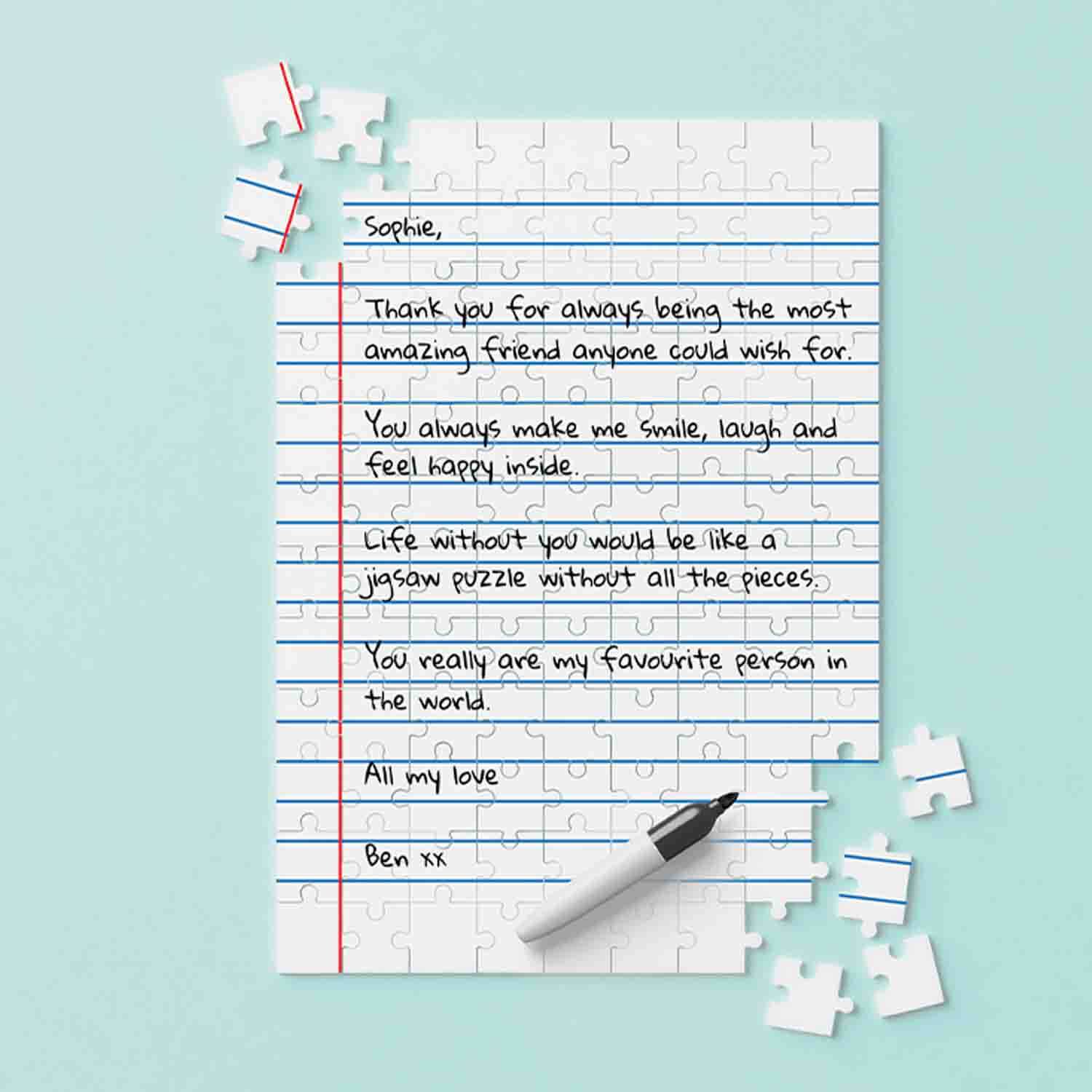 Pikkii - Wholesale Puzzle - Adult - Letter Jigsaw Puzzle | Personalised Puzzle Gift 9