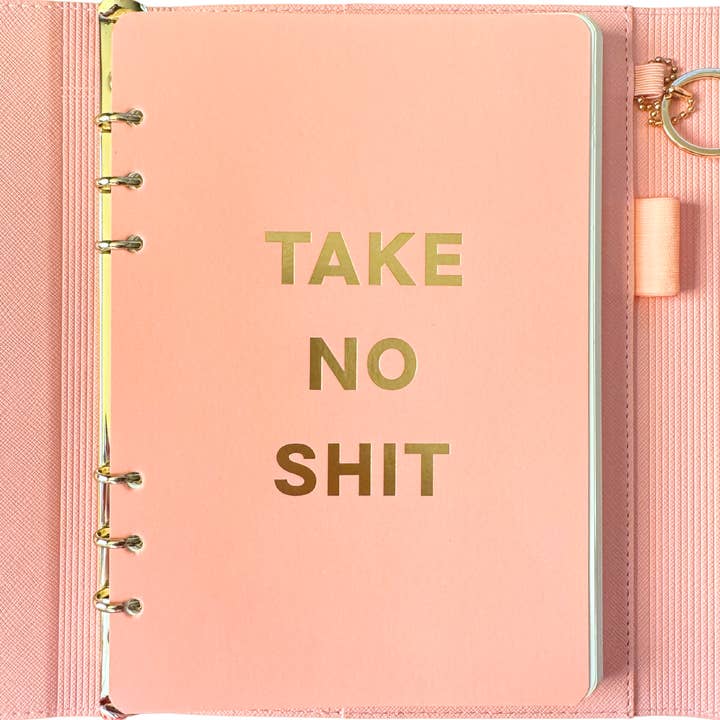 FUN CLUB - Wholesale Journal/Diary - Take No Shit Vegan Leather Journal Planner (gifts, journals)