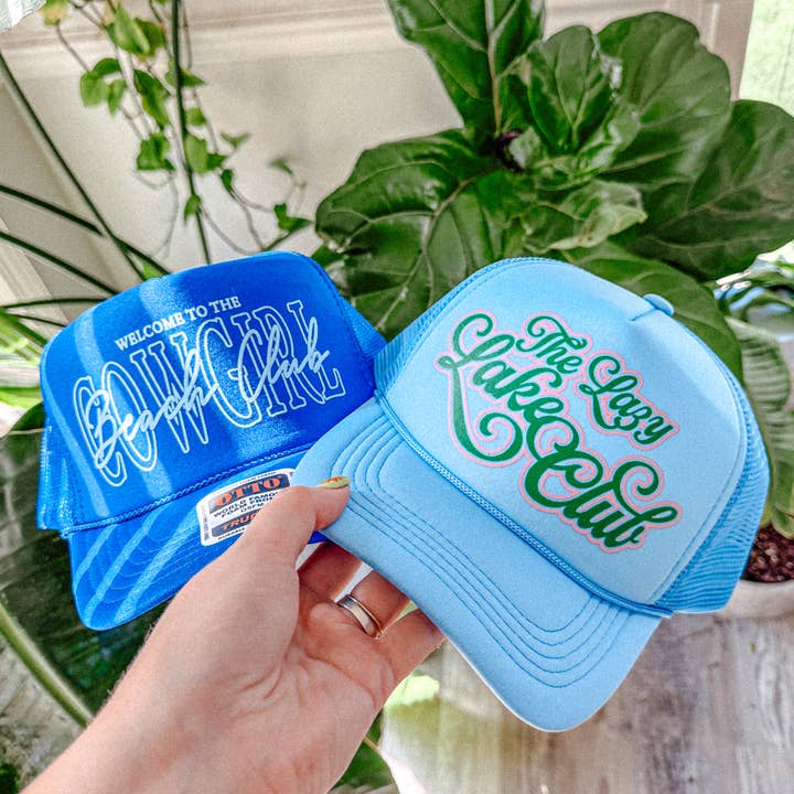The Clandestine Underground - Wholesale Trucker Hat - Women's - Welcome to the Cowgirl Beach Club, Â Summer Trucker Hat