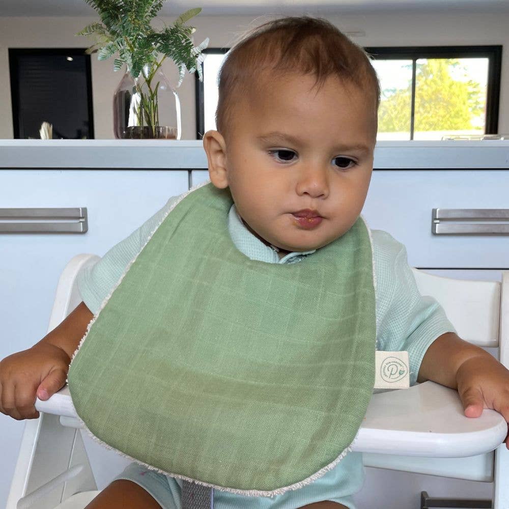 Pitigaïa - Wholesale Baby Bib - Baby - Organic Cotton Baby Bib - Natural Comfort 🌿12
