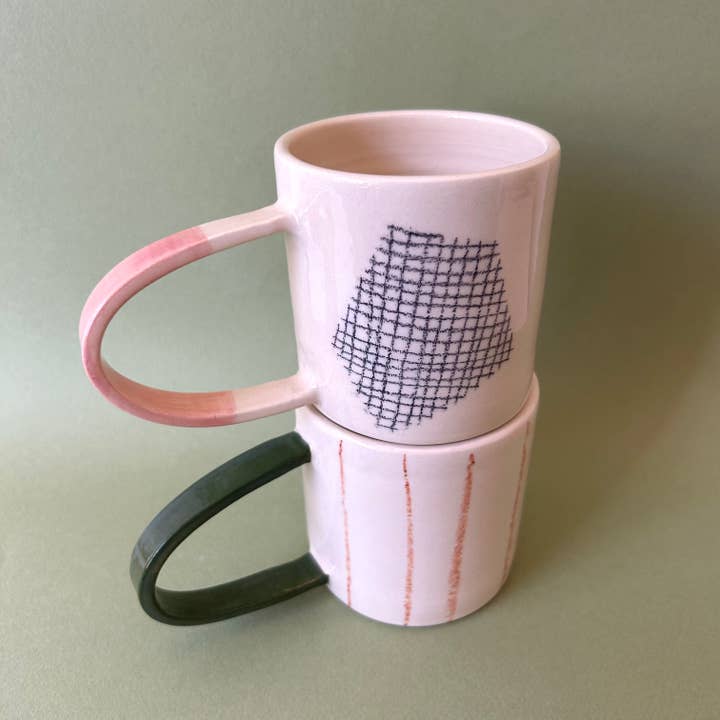 Odeon Studio - Wholesale Coffee mug - Striped Mug2