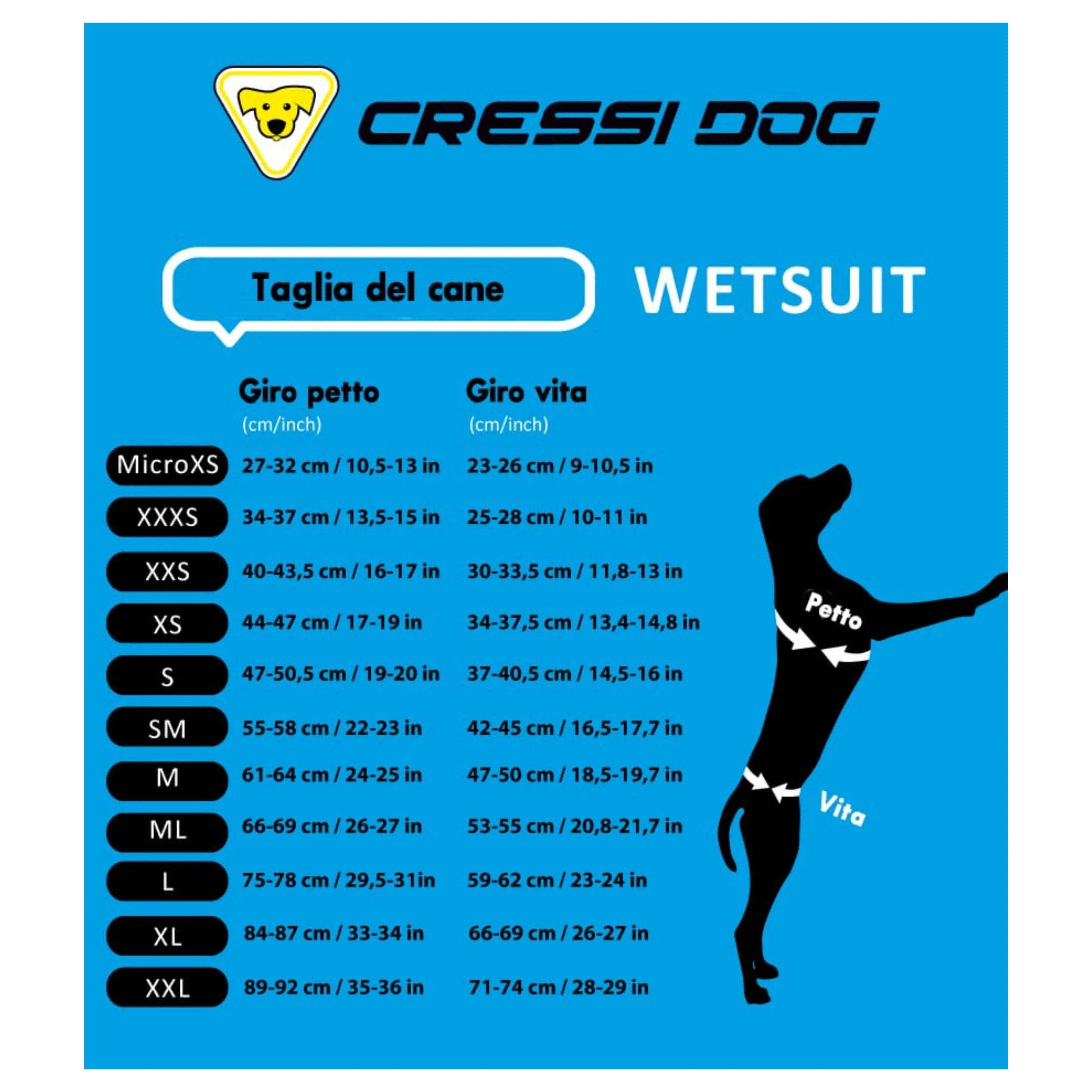 Swimcore – Großhandel Badeanzug – Baby – Neoprenanzüge für Hunde mittlerer Größe | CRESSI3