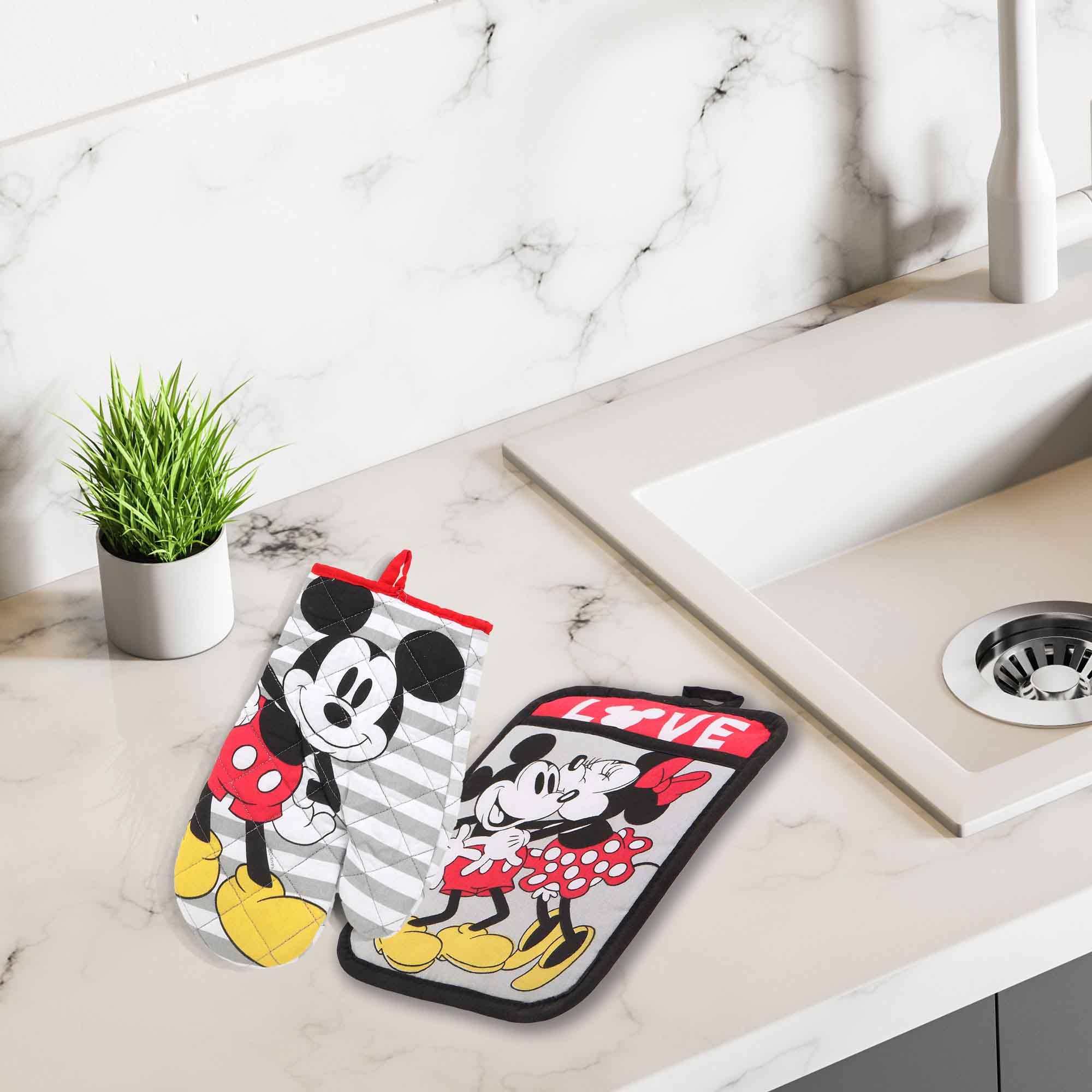 Open Road Brands, LLC - Vente Gants de cuisine/maniques - Gant de cuisine à rayures Mickey Mouse4