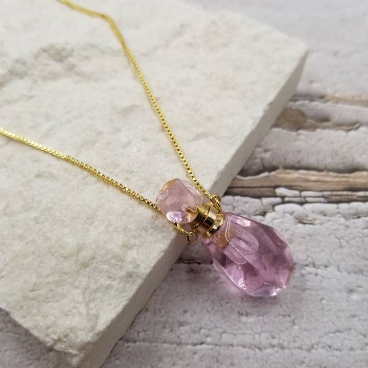 Crystal Perfume Bottle Essential Oil Pendant Necklace and other Purchase Wholesale designer perfume oils. Free Returns & Net 60 Terms on Faire trending on Faire.
