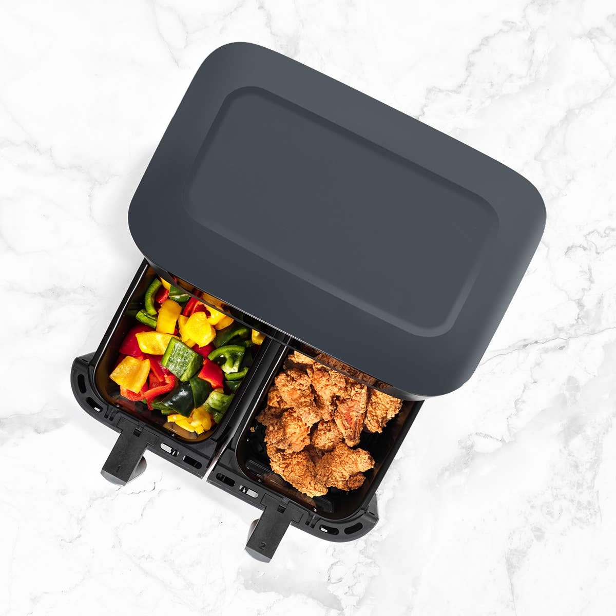 Holstein Housewares - Wholesale Kitchen Appliance - Holstein Housewares 8.4 QT DUAL BASKET DIGITAL AIR FRYER5