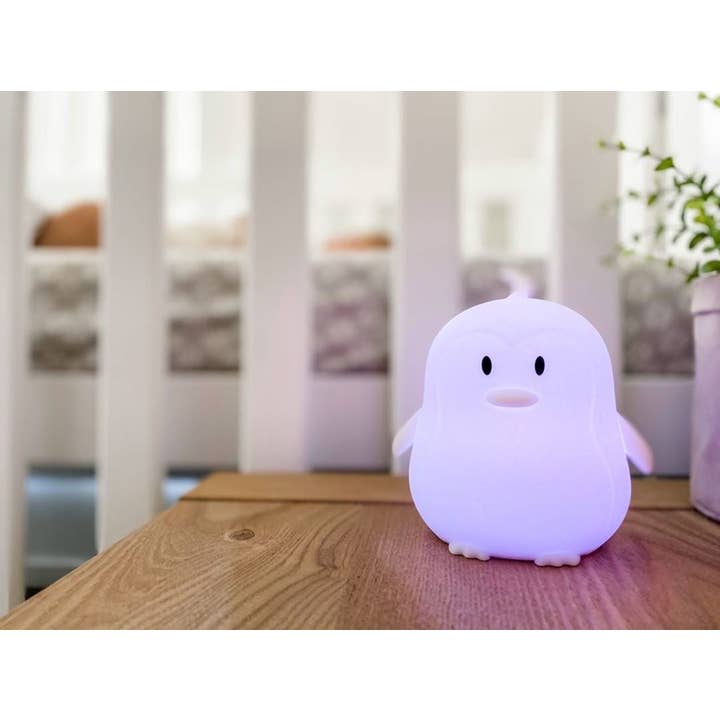 Babystudio - Wholesale Night Light - Kids & Baby - Soft Silicon Night Light - Penguin1