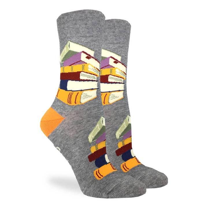 Good Luck Sock - Wholesale Socks - Women's - Women's Stack of Books Socks